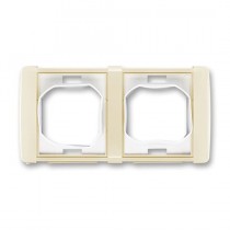 rámeček dvojnásobný IP44 ELEMENT 3901E-A00942 C slonová kost